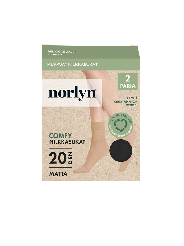 Comfy nilkkasukat 20 den 2-pack